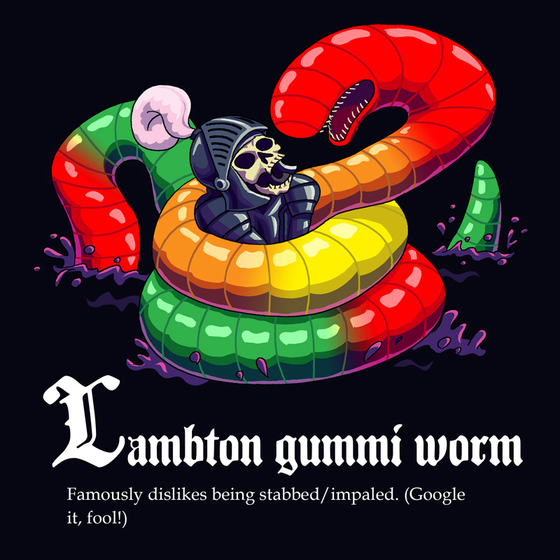 Lambon Gummi Worm